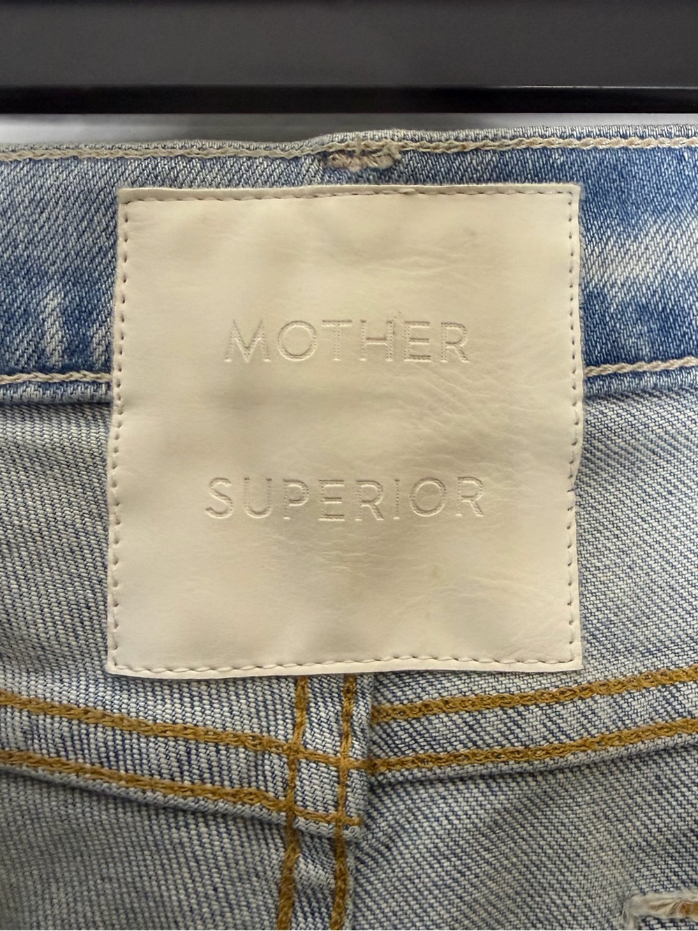 Mother Superior The Rascal Ankle Undone Hem Vacation Temptation Jeans Size 30 - Picture 11 of 13